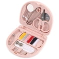 thumbnail image 1 of Milisten 1 Set Sewing Supplies Kit Pink Rectangular Sewing Organizer for Travel and Craft Projects, 1 of 7