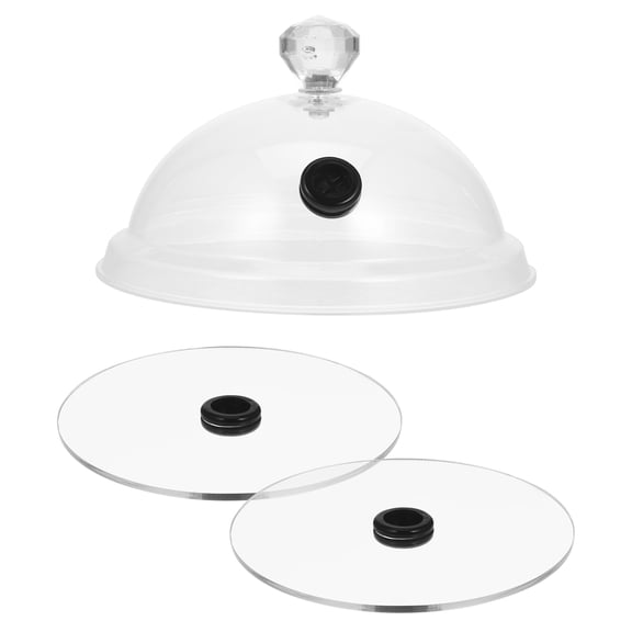 Milisten Cloche Dome Cover Set, Assorted Colors, Bar Accessory for Presentation