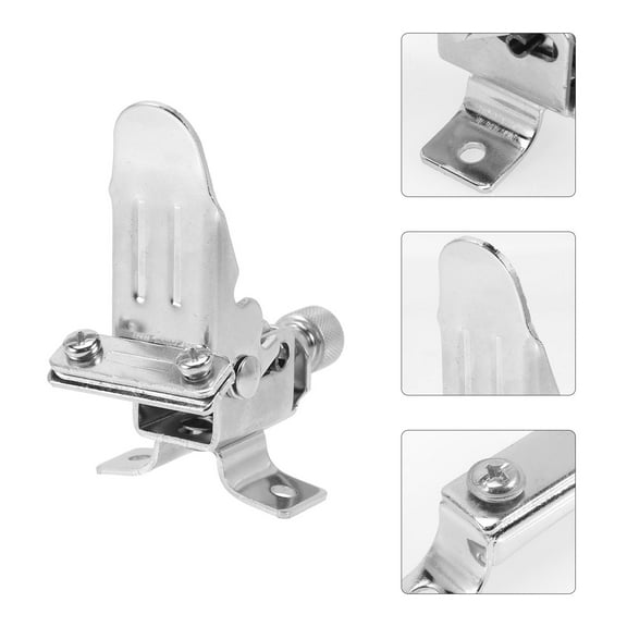 Milisten 1 Set Snare Drum Strainer Regulator Metal Silver 8.5x5cm for Home Use