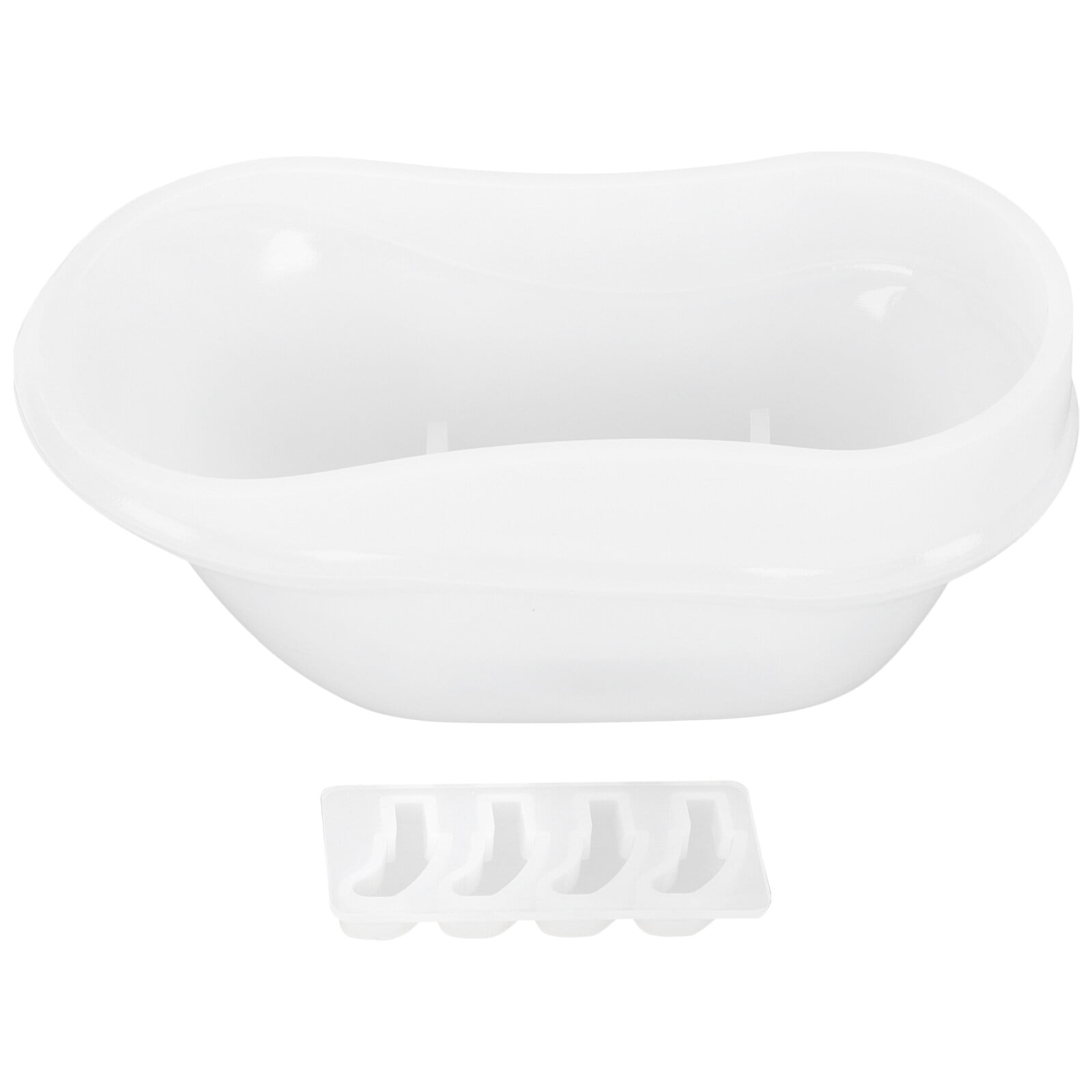 Milisten 1 Set Soap Box Storage Case for Diy Projects Rectangular Shape White Color Glossy Finish