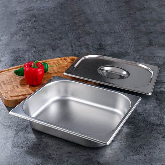 Milisten Stainless Steel Dish Pan Party 1 Set