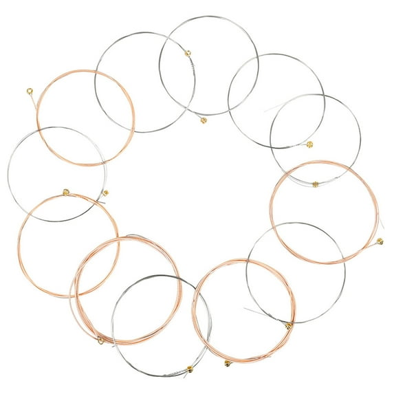 Milisten 1 Set Tension Tested Guitar String Kit for Folk Style Instruments