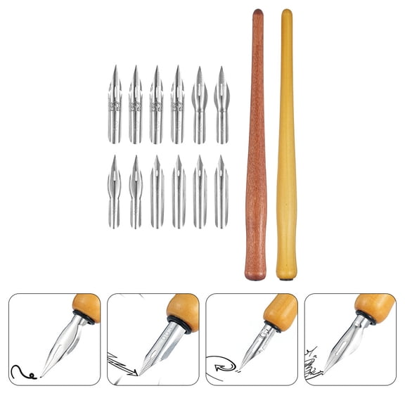 Milisten 1 Set Unique Calligraphy Dip Pen for Creative Calligraphy and Writing