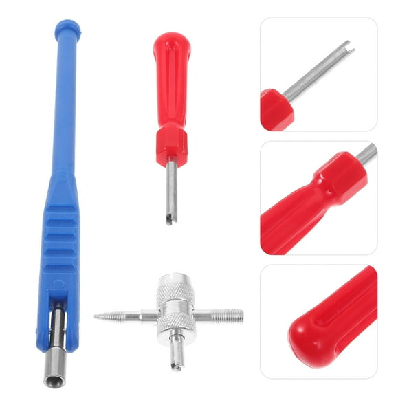 Milisten 1 Set Valve Stem Puller Assortment Tire Valve Tool Vehicle Valve Repair Tool