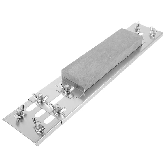 Milisten 1 Set of Cutter Sharpening Stone With Base Dual Sided Flattening Stone Block for Kitchen