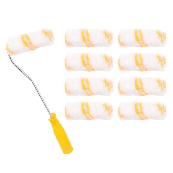 Milisten 1 Set of Paint Roller Brush Assorted Color Cotton Thread DIY Tool for Home Improvement