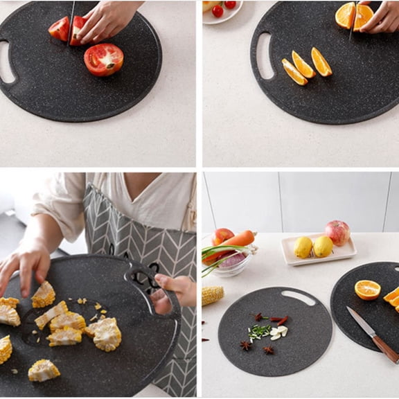 Milisten Grey Cutting Board for Vegetables and Fruits, -Resistant, Hangable, Kitchen Chopping Board 1 Pc