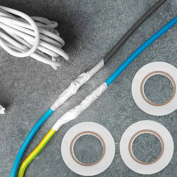 Milisten 10 Rolls Electrical Tape for Wiring and Cable Protection 20m x 1.8cm x 0.1cm