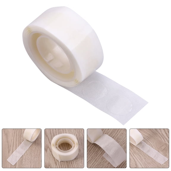 Milisten Wedding Balloons Glue Points Beige 10 Rolls 1.8x0.8x0.4In