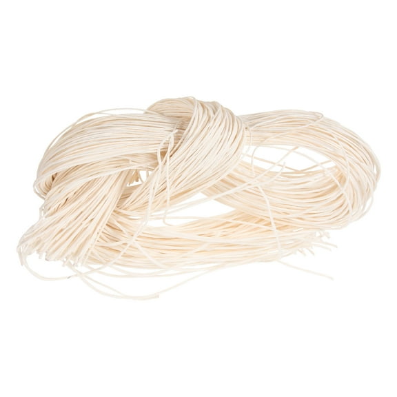 Milisten White Paper Rope 100pcs - Money Paper Ropes for Crafts, Packaging, and Projects