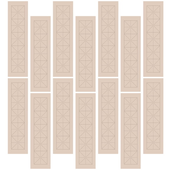 Milisten 100 Sheets Calligraphy Practicing Paper Brown Paper for Beginners Calligraphy Practice