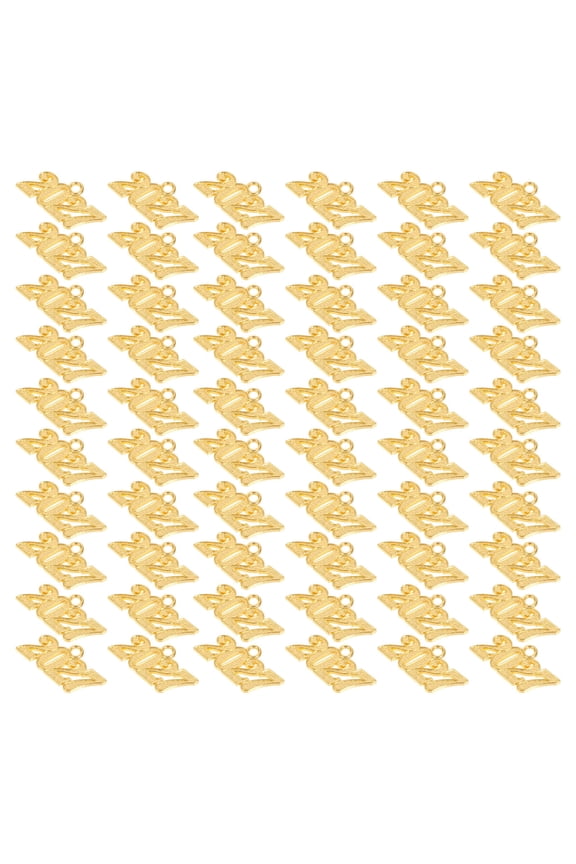 100 Pieces 2027 Number Charms with Tassel for Crafting and Gift Ideas