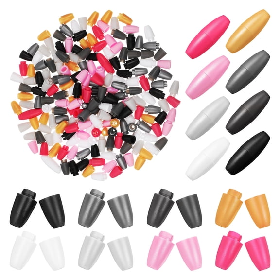 Milisten Plastic Breakaway Clasp Sturdy for Crafting Projects and Necklace 100Pcs