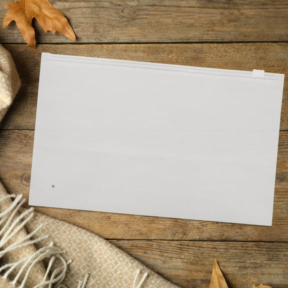 Milisten 100Pcs Clothing Packaging Bags Zipper Bags Matte Finish For Documents 25.00X15.00X0.10cm