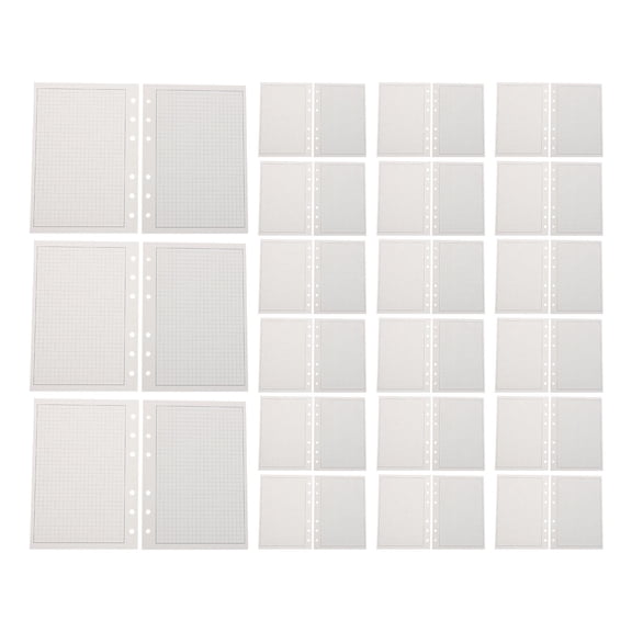 Milisten 100Pcs Loose Leaf Paper Refill for Binders with Reinforced Ink Proof Writing Surface
