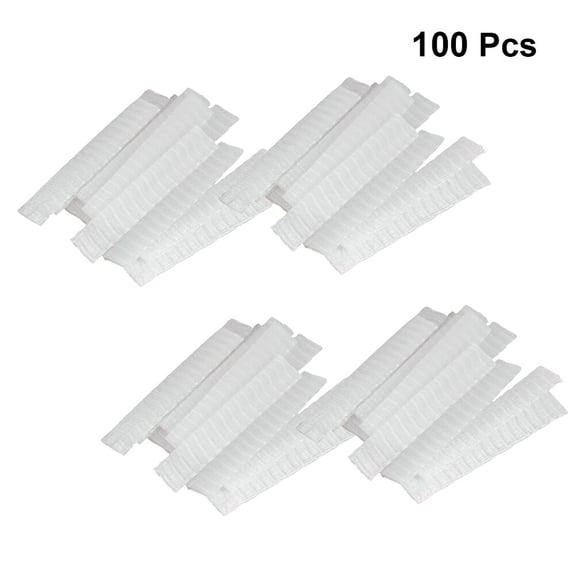 Milisten Travel Makeup Brush Covers 100 Pcs Disposable Breathable Plastic Protectors for Daily Use