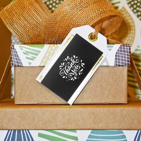 Milisten 100Pcs Multi Function T You Stickers for Packaging Sealing and Handmade Box Decoration