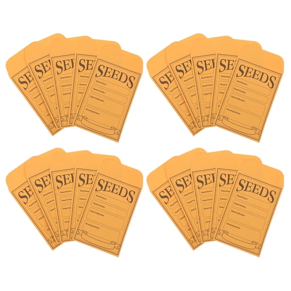 Milisten 100Pcs Orange Paper Envelopes for Small Envelopes and Letter Holding Rectangular Design