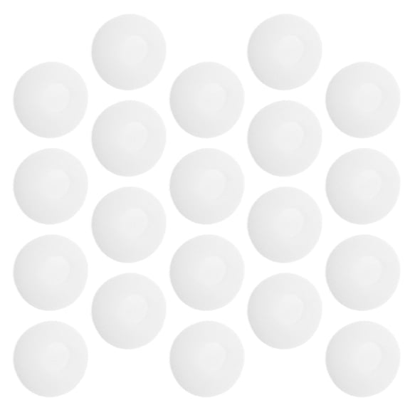 Milisten 100Pcs Soft Foam Earbud Covers, White Round Replacement Earphone Sponge Cushion Pads for Earbud and Comfort