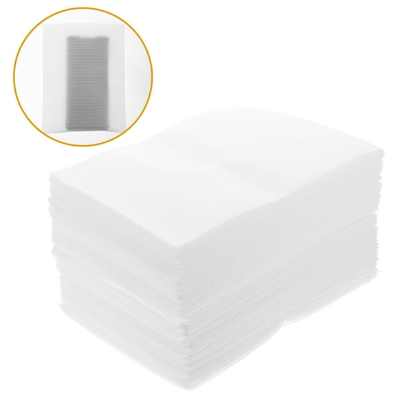 Milisten 100Pcs Foam Packaging Pouches White Foam Material for Shipping and Moving Supplies