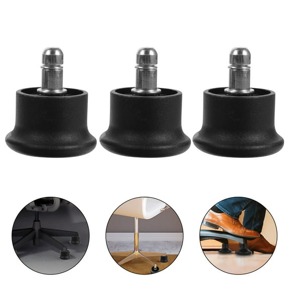 Milisten Casters For Furniture Wheel Glides Metal Quiet Operation 10Pcs