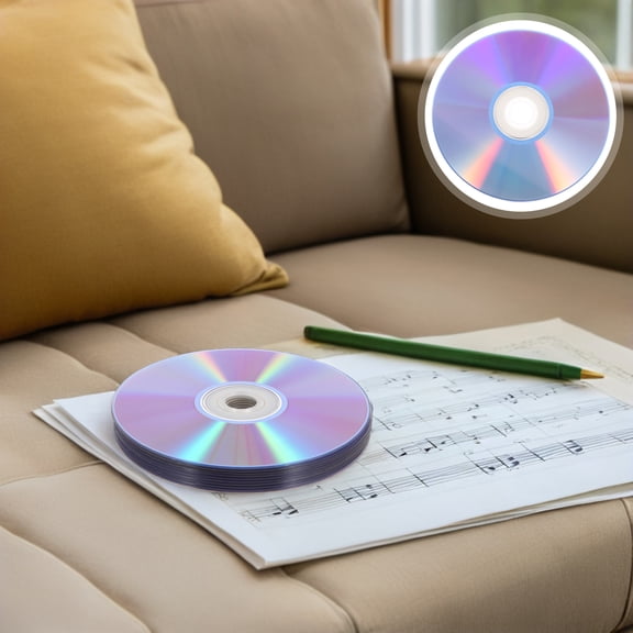 Milisten Blank Dvd-R Discs Multi Plastic for Storage High Capacity Data Duplication