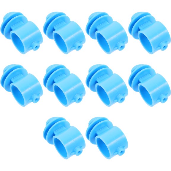 Milisten 10Pcs Blue Electric Fence Insulator DIY Post Insulators Secure Fit on Support Rods