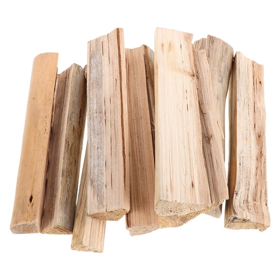 Milisten 10Pcs Dry Firewood Logs Natural Hardwood for Campfire Cooking and Backyard Fire Pits