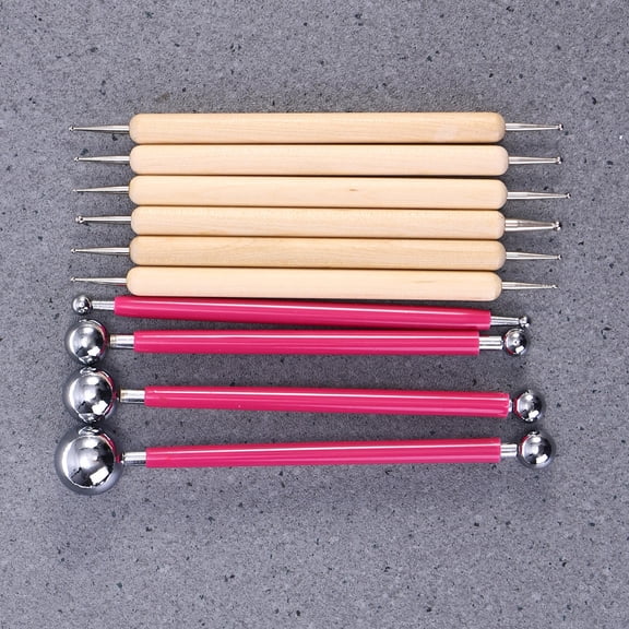 Milisten 10Pcs Embossing Stylus For Sculpting Clay And Phone Case Decoration In 5.12X0.75X0.39In