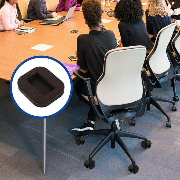 Milisten 10Pcs Felt Caster Cups for Furniture Feet Felt Chair Leg Pads