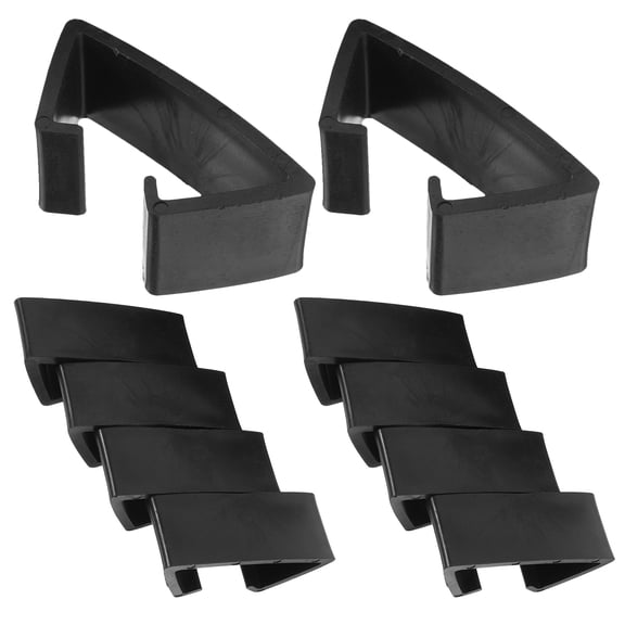 Milisten 10Pcs Patio Furniture Clips Black Outdoor Sofa Clips for Wicker Rattan Sectional Stability