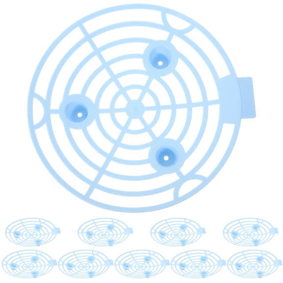 Milisten 10Pcs Sky Blue Plastic Strawberry Climbing Trellis Garden Supports for Plant Stability