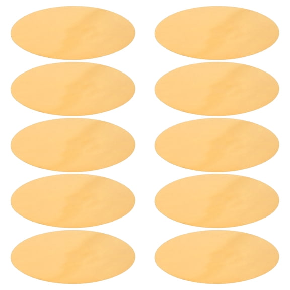 Milisten 10Pcs Warm Orange Light Filter Film Self Adhesive Lighting Gel Sheets for Indoor Decoration