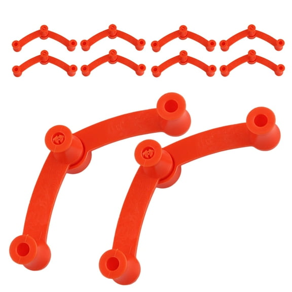 Milisten 10pcs Bendable Plant Clips ABS Tool for Garden Plants and Tree Branch Support