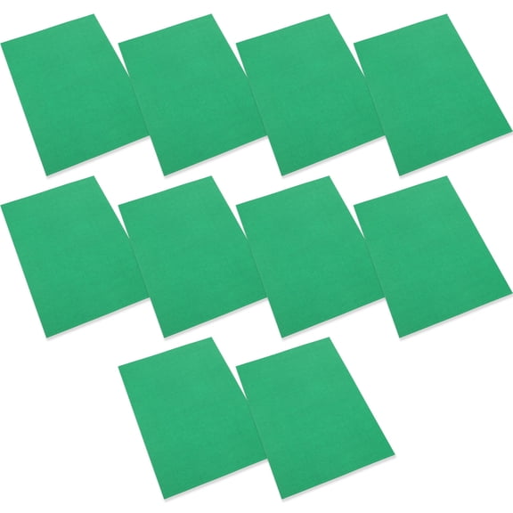 Milisten 10Pcs Green Card Stock Paper for Scrapbooking and Creative Craft Projects