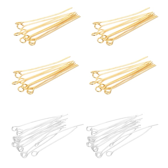 Milisten 1200Pcs Metal Eye Pins for Jewelry Accessories Versatile Design for Earrings Necklaces and Bracelets