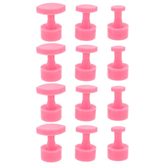 Milisten 12Pcs Pink Dent Pads for Car Dent Removal with Thickened Material and Paint Protection