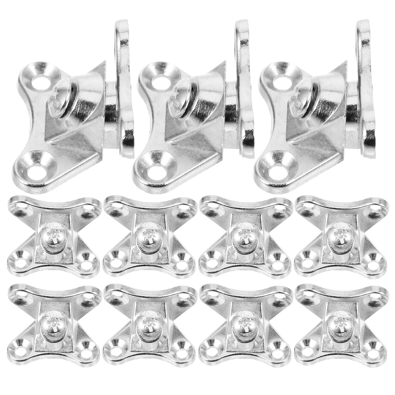 Milisten 12Set Heavy Duty L-Bracket Corner Brace Joint Fastener for 3 ...