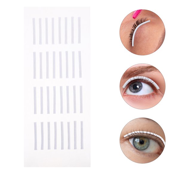 Milisten 160Pcs White Small Eyelash Rods Cotton Material Durable Tools for Eyelash Bar