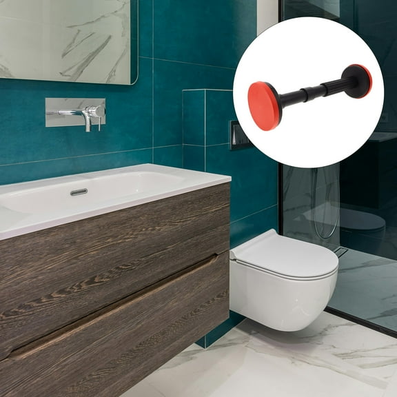 Milisten 1Pack Adjustable Support Pole Nylon Dual-thread Adjustment Rod Prevent Wobbling for Sinks 18-45cm