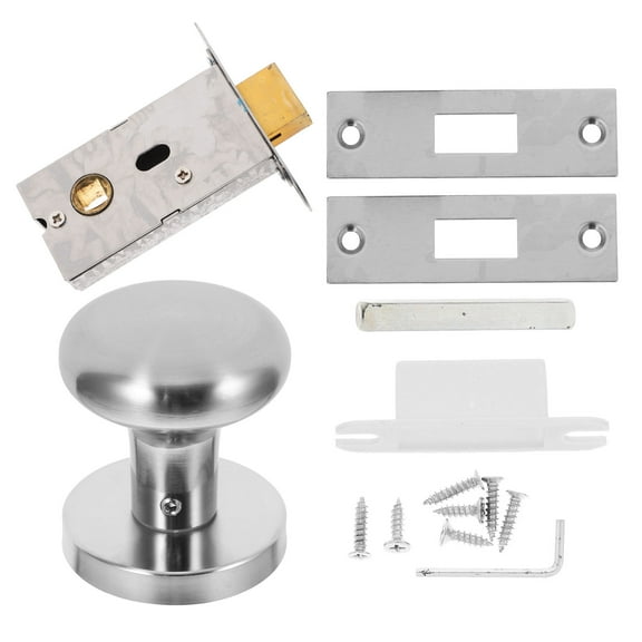 Milisten 1Pack Bedroom Door Lock in Modern Style for Interior Design in 2.55x2.16x2.16in