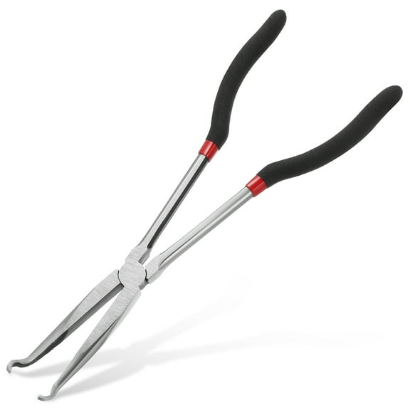 Milisten 1Pack Curved Head Design Pliers for Electrical Tools 11 Inches