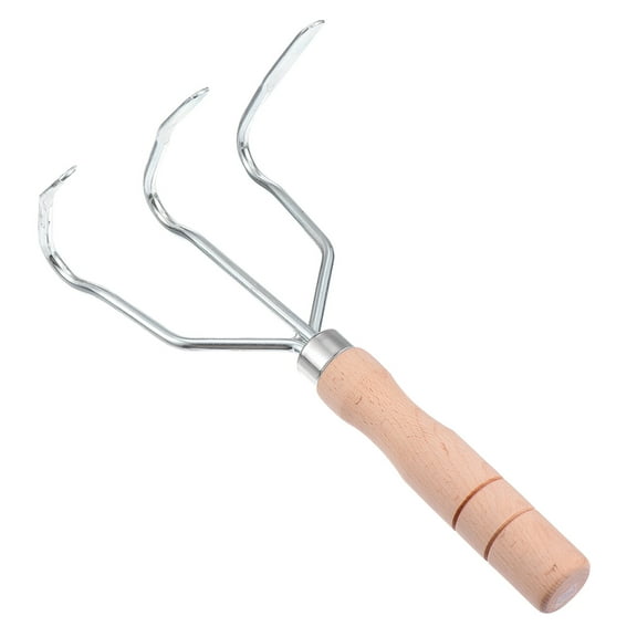 Milisten 1Pack Hand Cultivator Tool for Rake Design Suitable for Adults