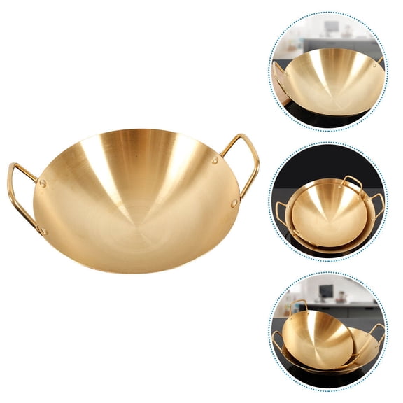 Milisten 1Pack Stainless Steel Pot for Non-Stick and Fast Heating at Family Reunions and Picnics