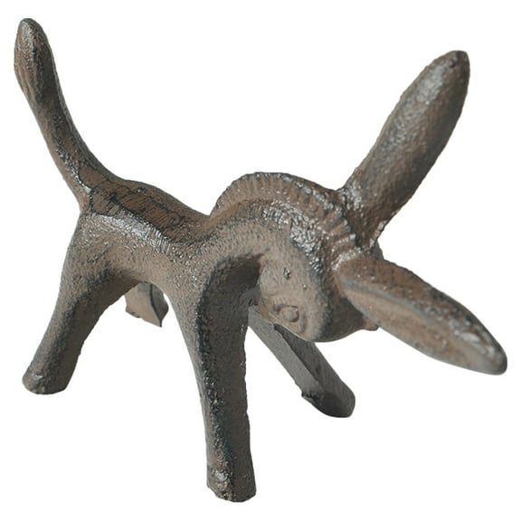 Milisten 1Pack Vintage Iron Donkey Statue 5.1x3.7x1.6in Living Room Office Decoration Crafts