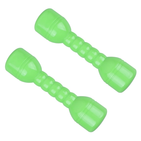 Milisten 1Pair Green ABS Exercise Dumbbells for Performance and Coordination Training