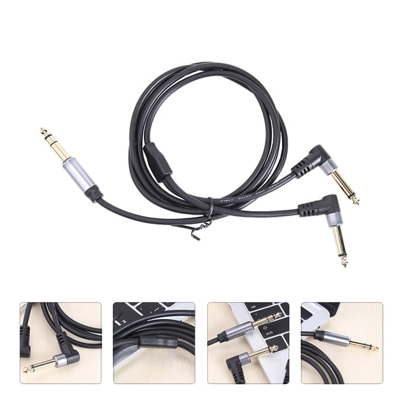 Milisten 1Pc 6.35mm Audio Equipment Adapter Cable Assorted Color Low Interference Cable