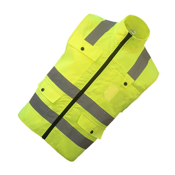 Milisten 1Pc Yellow Elastic Reflective Security Vest Adjustable for Outdoor Night Running and Hiking