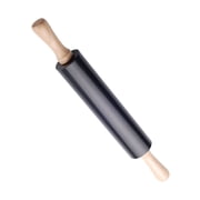Milisten Black Wood Alloy Rolling Pin Smooth Dough Roller 1Pc Novel Baking Tool and Kitchen Use