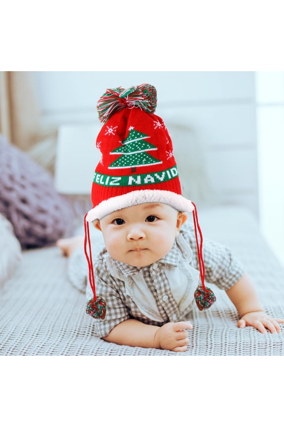 Red Woolen Hat Warm and Cute Wool Yarn Beanie for Cold Weather Photography Prop and Outdoor Use